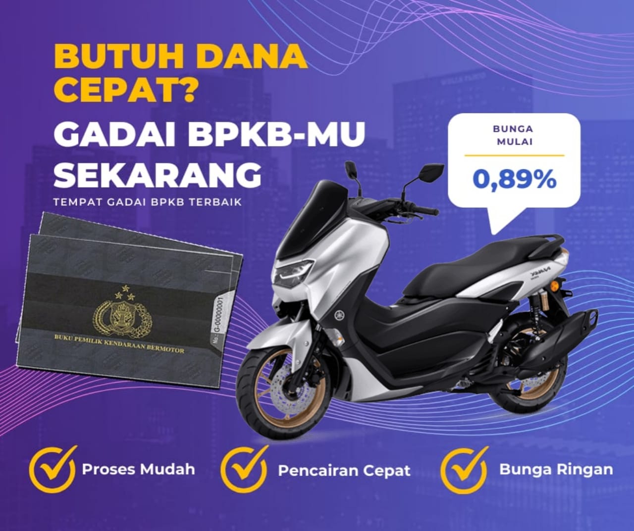 Kredit Jaminan Bpkb Motor Yamaha Nmax 150 Dapat Dana Berapa? Seperti Ini Simulasinya